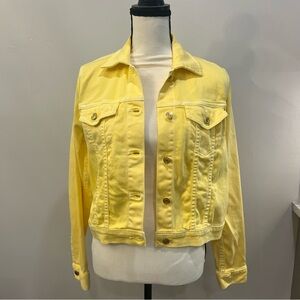 NWT Michael Kors Sunny Yellow lightweight Jean Jacket